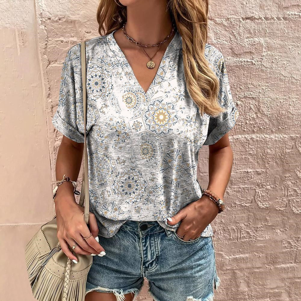Heidi | Kurzarm-Casual-Hemd