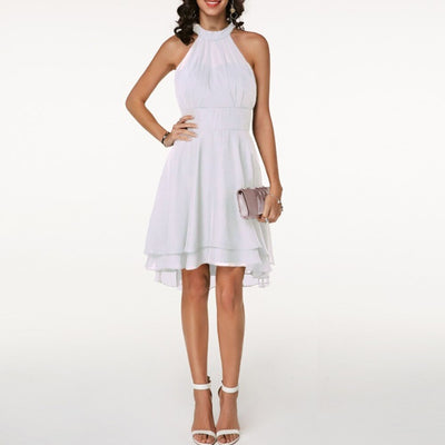 Neckholder Party Midikleid