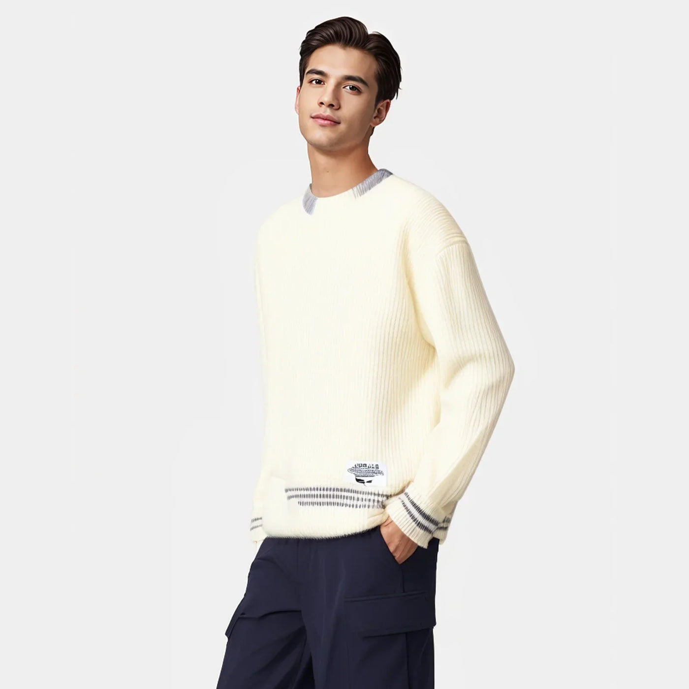 Lorenzo – Retro-Strickpullover für Herren