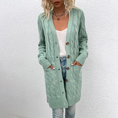 Marissa – Strickjacke mit Zopfmuster für Damen