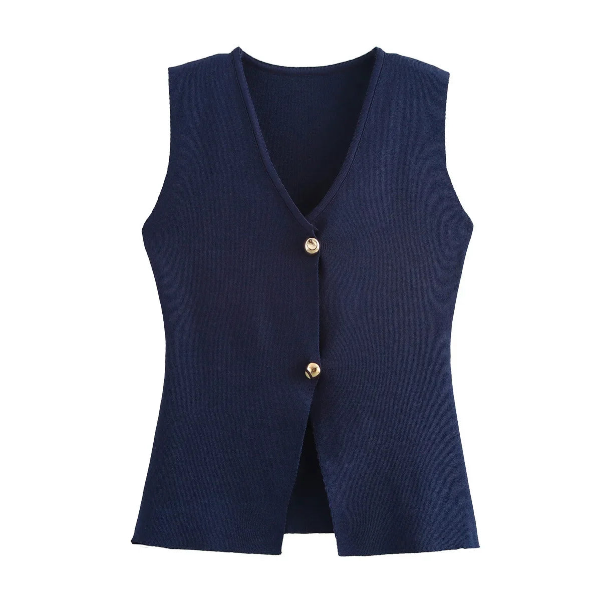 Via – Elegante Strick-Slim-Westen für Damen