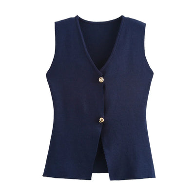 Via – Elegante Strick-Slim-Westen für Damen