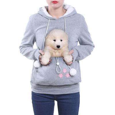 Gemütlicher Damen-Kapuzenpullover mit Fronttaschen