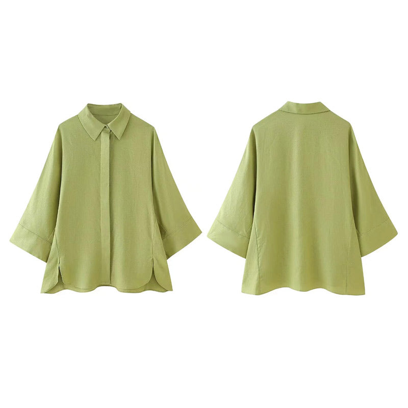 Amelie | Mühelose Casual Basic Hemd Set