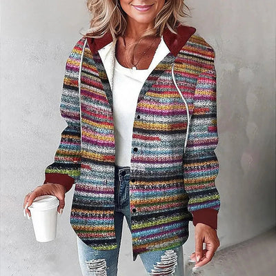 Damen Kapuzen Übergangsjacke
