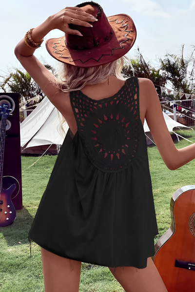 Isabelle | Ärmellose Boho-Topp