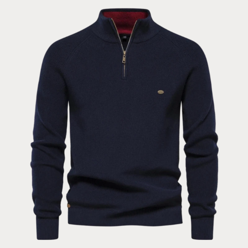 Herren-Pullover mit Reißverschluss