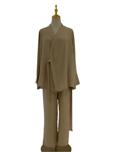 Layla – Elegantes Zweiteiliges Abaya-Set für Damen