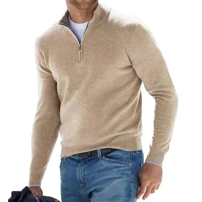 Ralph polo - stylischer reißverschlusspullover für herren (italienisches design)