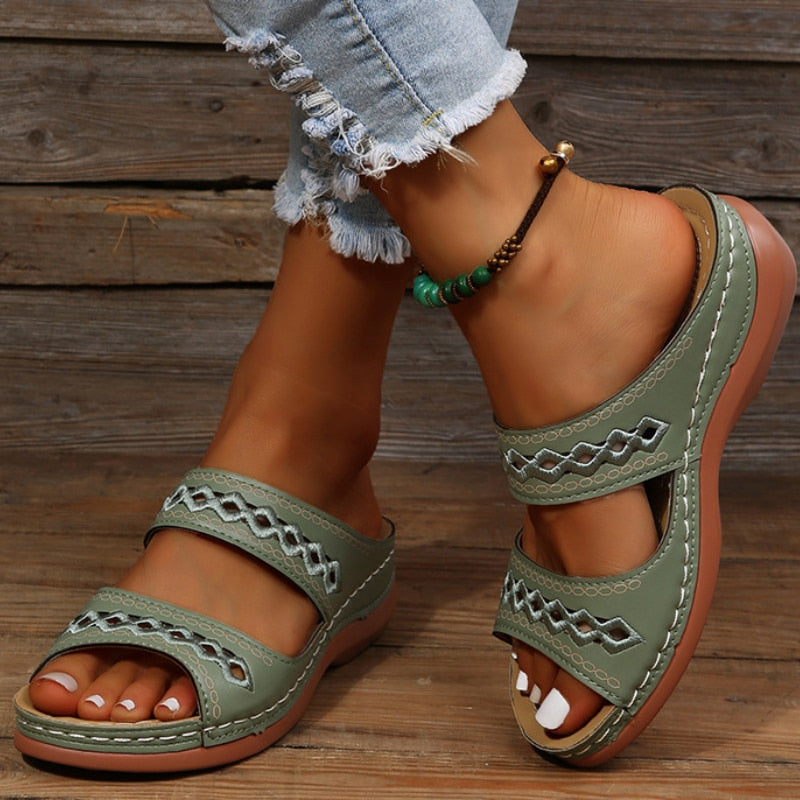 Delphine® | Weiche orthopädische Sandalen
