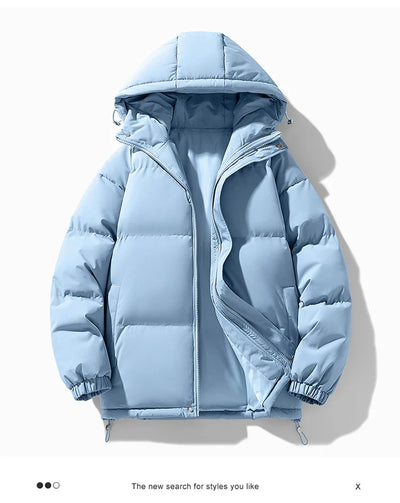 Luca – Thermal Herren-Wasserabweisende Jacke mit Abnehmbarem Kapuzen-Design