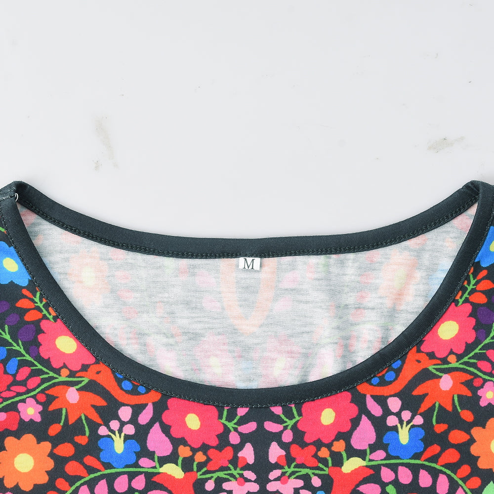 Rosalie | Kurzarm-Shirt mit Rundhalsausschnitt