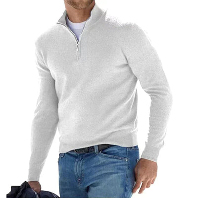 Ralph polo - stylischer reißverschlusspullover für herren (italienisches design)