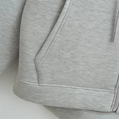 Klassische Zip-Up Jacke für Damen