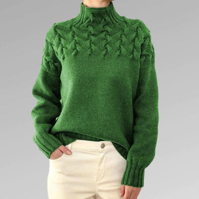 Angelika | Gestrickter Rollkragenpullover für Damen
