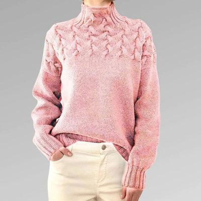 Angelika | Gestrickter Rollkragenpullover für Damen