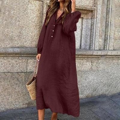 Paula | Oversized-Hemdkleid für lässige Eleganz