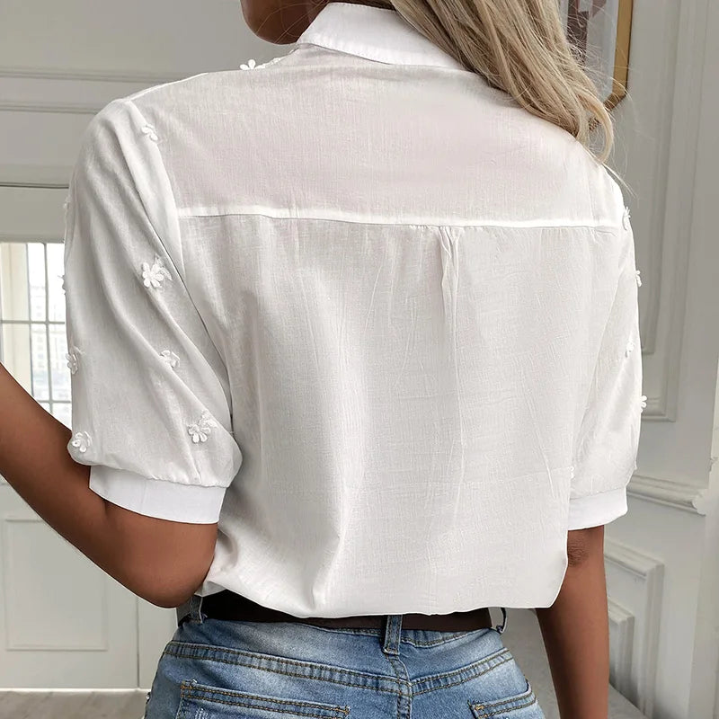 Emilia | Bestickte Bluse für Damen