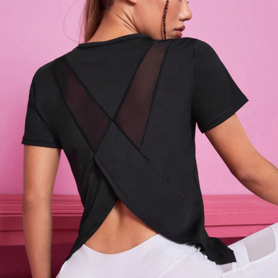 Paula | Kurzarm-Fitness-Top