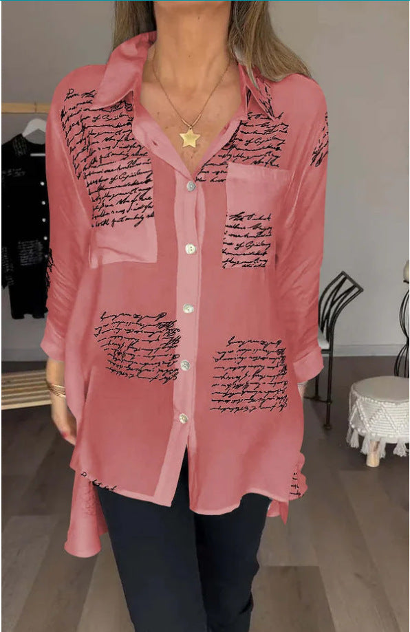 Greta | Trendige Bluse mit Schlitz-Detail