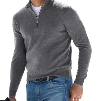 Ralph polo - stylischer reißverschlusspullover für herren (italienisches design)