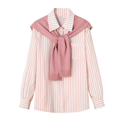Amelia – Gestreiftes Langarmshirt für Damen