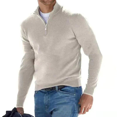 Ralph polo - stylischer reißverschlusspullover für herren (italienisches design)