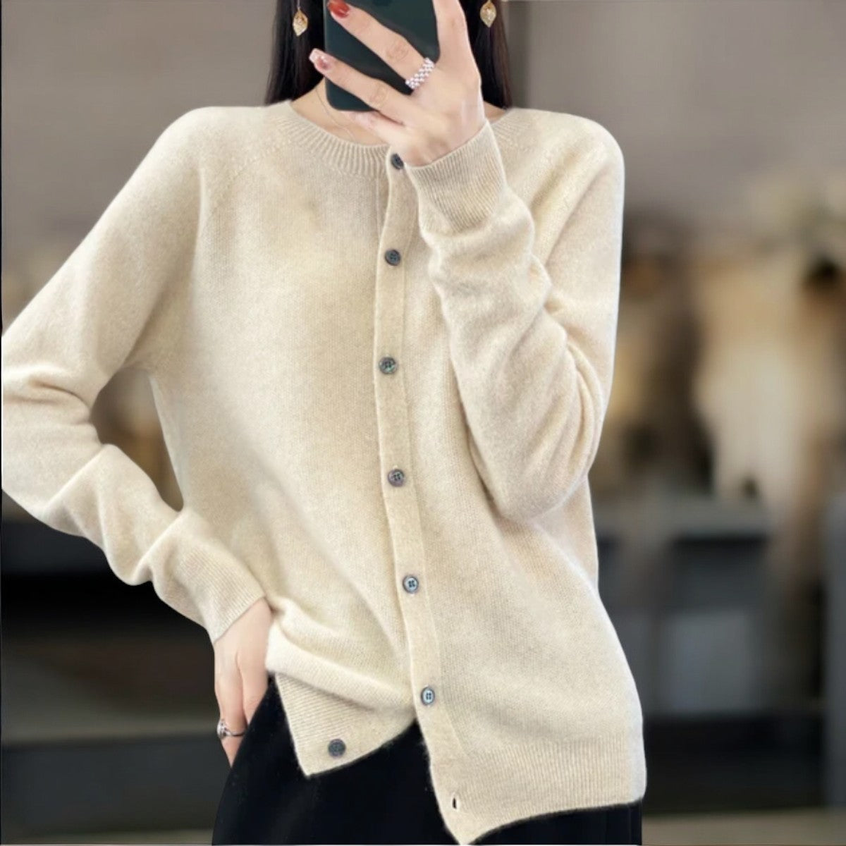 Hannah | Merinowolle Cardigans