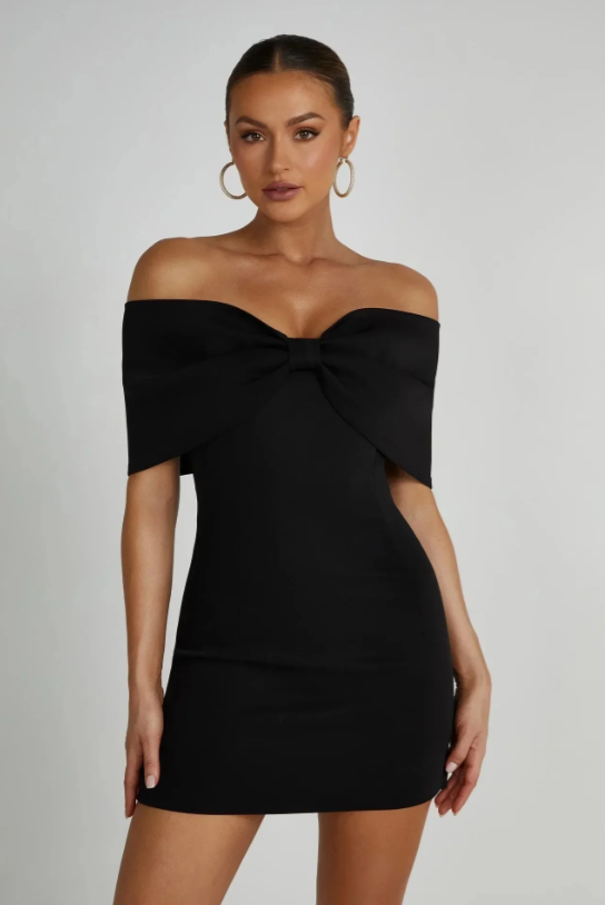 Bia | Mini-Kleid mit Schleife