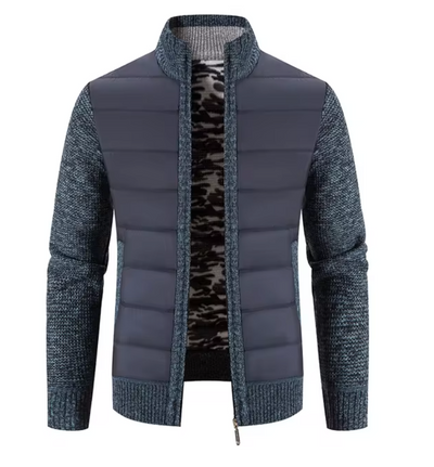 Ethan Stehkragen Pullover – Langärmelige Herrenjacke