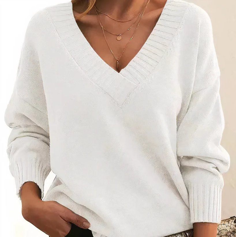 Eleganter kaschmir-pullover - Herbst