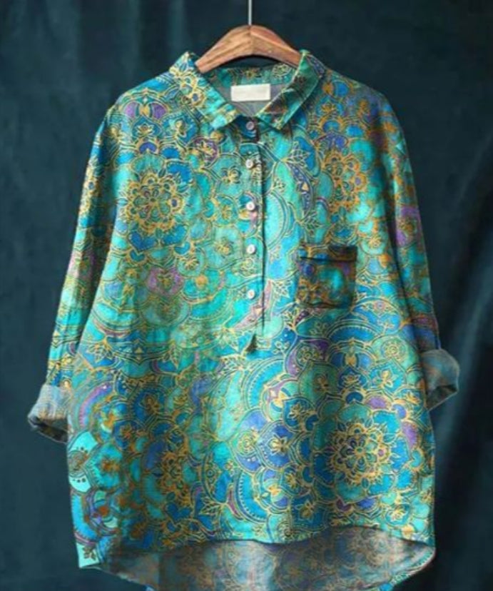 Mirabel® | Schicke florale Seidenbluse