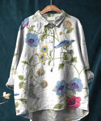 Mirabel® | Schicke florale Seidenbluse