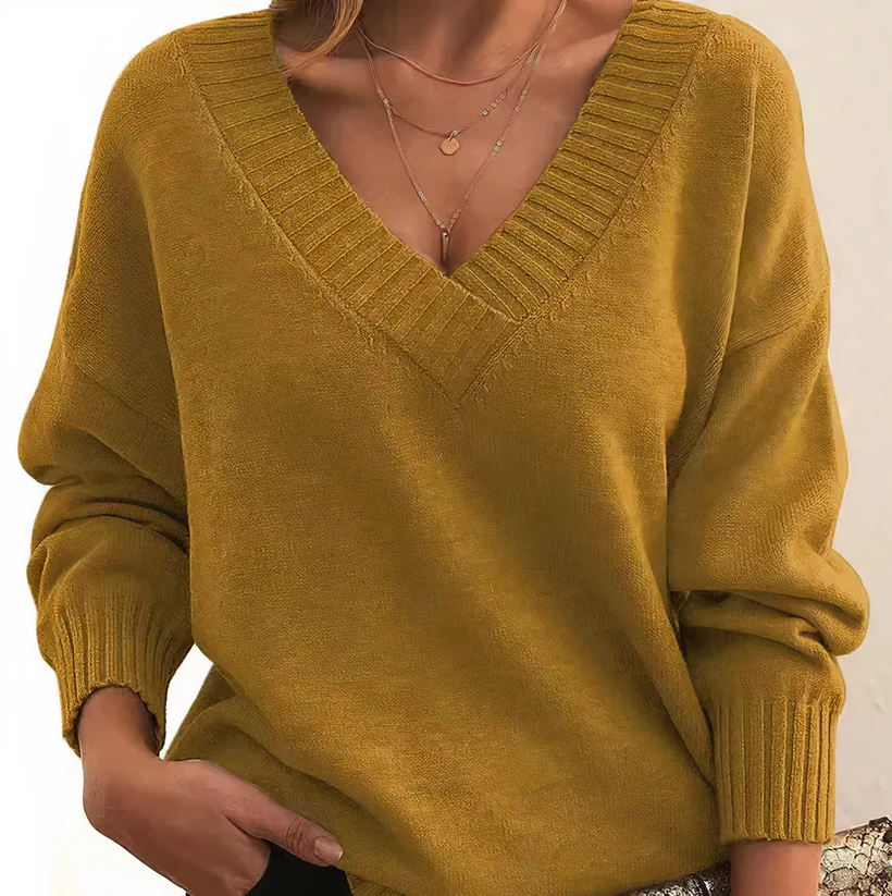 Eleganter kaschmir-pullover - Herbst