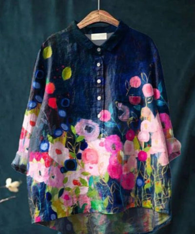 Mirabel® | Schicke florale Seidenbluse