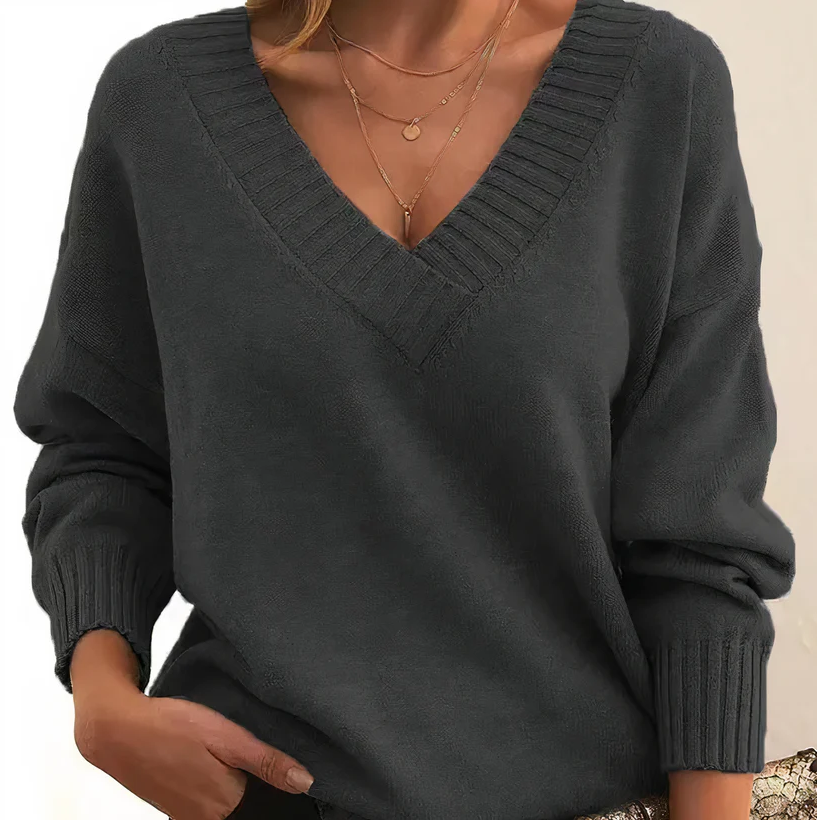 Eleganter kaschmir-pullover - Herbst