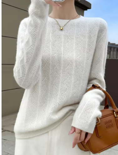 Jeline - modischer pullover aus kaschmirwolle