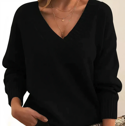 Eleganter kaschmir-pullover - Herbst
