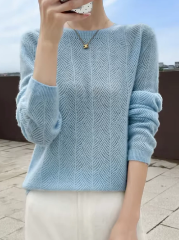 Jeline - modischer pullover aus kaschmirwolle