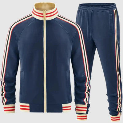 Oscar – gestreifter trainingsanzug und sporthose für herren