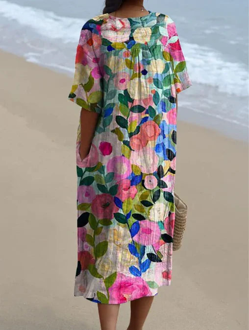 Treva® | Kleid Kleid mit Blumendruck