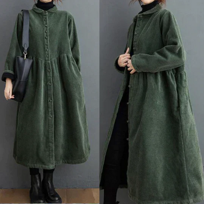 Zoëla - warmer und langer mantel für herbst und winter