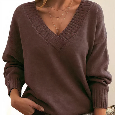 Eleganter kaschmir-pullover - Herbst