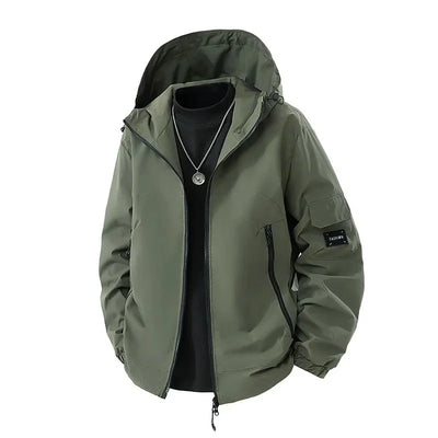 Herren Winter Skijacke mit Kapuze | Übergröß