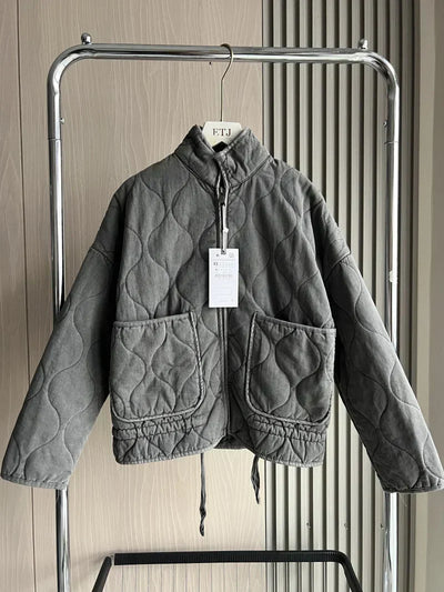Kuschelige Winterjacke mit Taschendetails