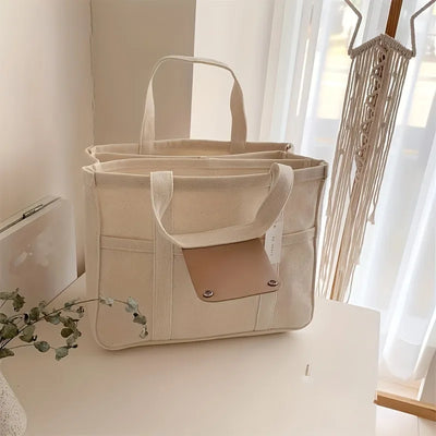 Valentina – Handgefertigte Vintage-inspirierte Alles-Tasche