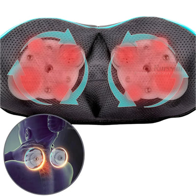 RelaxPro Multifunktionaler Tiefenwärme-Massagegerät für Nacken, Rücken, Schultern und Beine