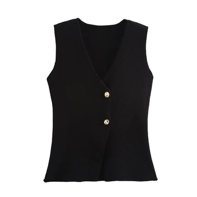 Via – Elegante Strick-Slim-Westen für Damen