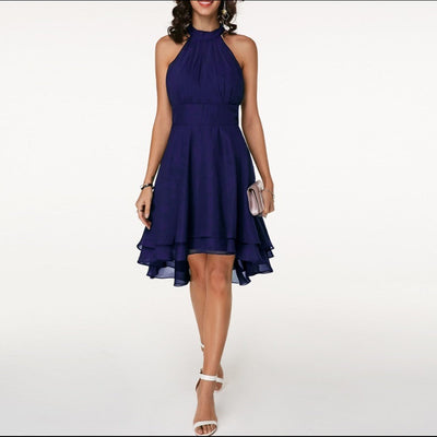 Neckholder Party Midikleid