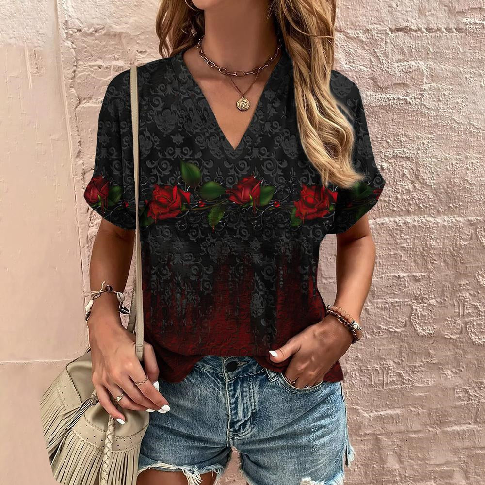 Heidi | Kurzarm-Casual-Hemd